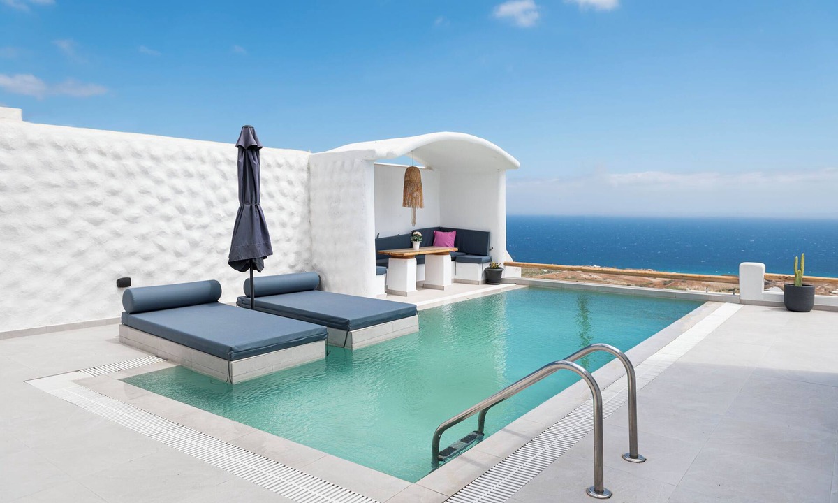 Kamari Villa | 101. Luxury Villa, Private Pool, Aegean Sea View