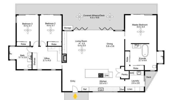 Buderim House | 200 m² House ∙ 3 bedrooms ∙ 6 guests