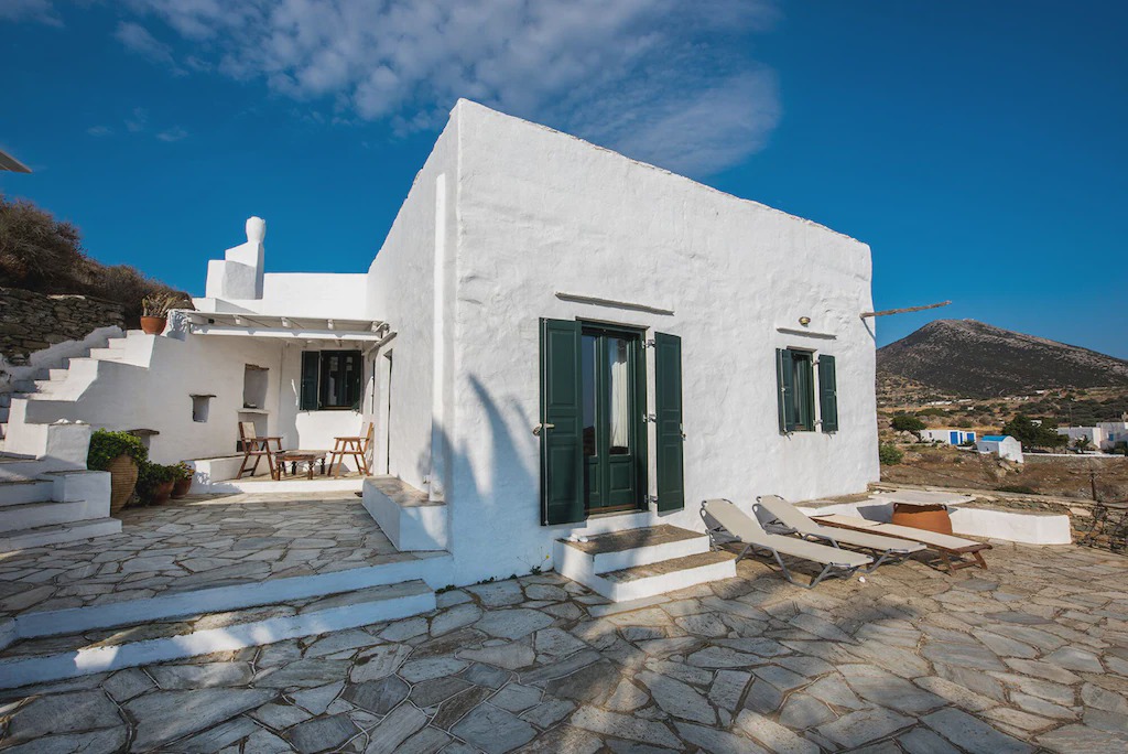 Platis Gialos House | 4 bdrm Villa Vrissi Sifnos w/amazing views