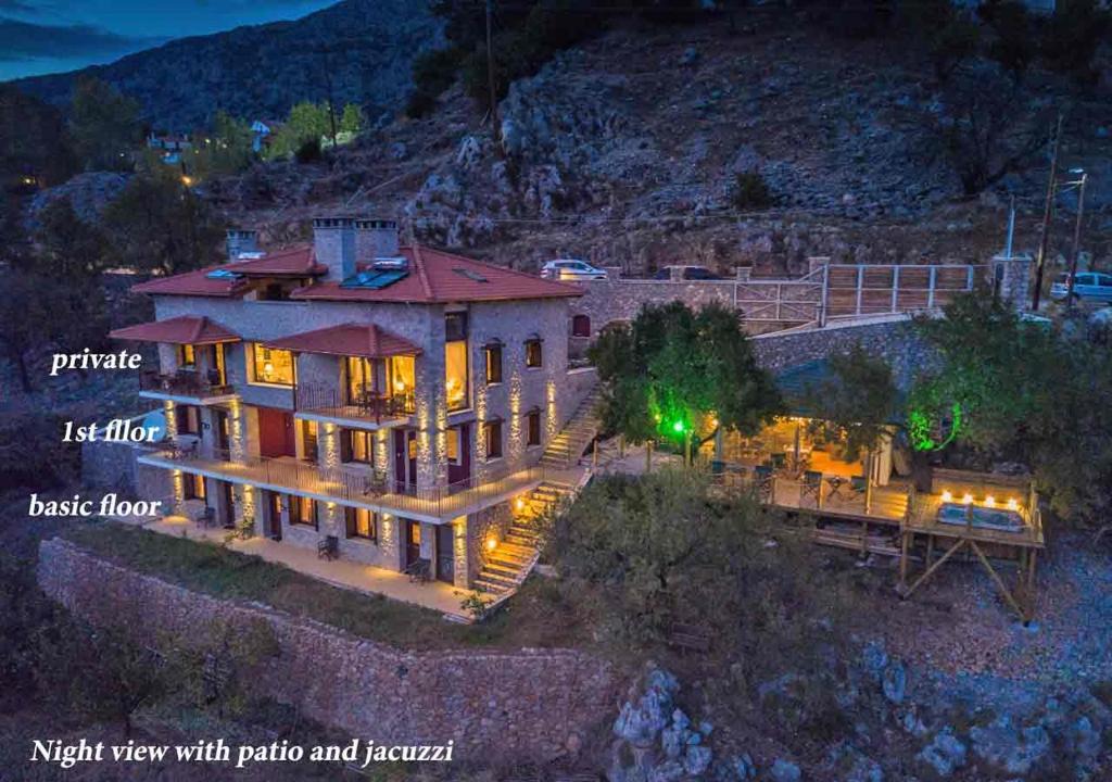 Arachova Apartment | AlmondHouse Suites with Fireplace - ADULTS ONLY