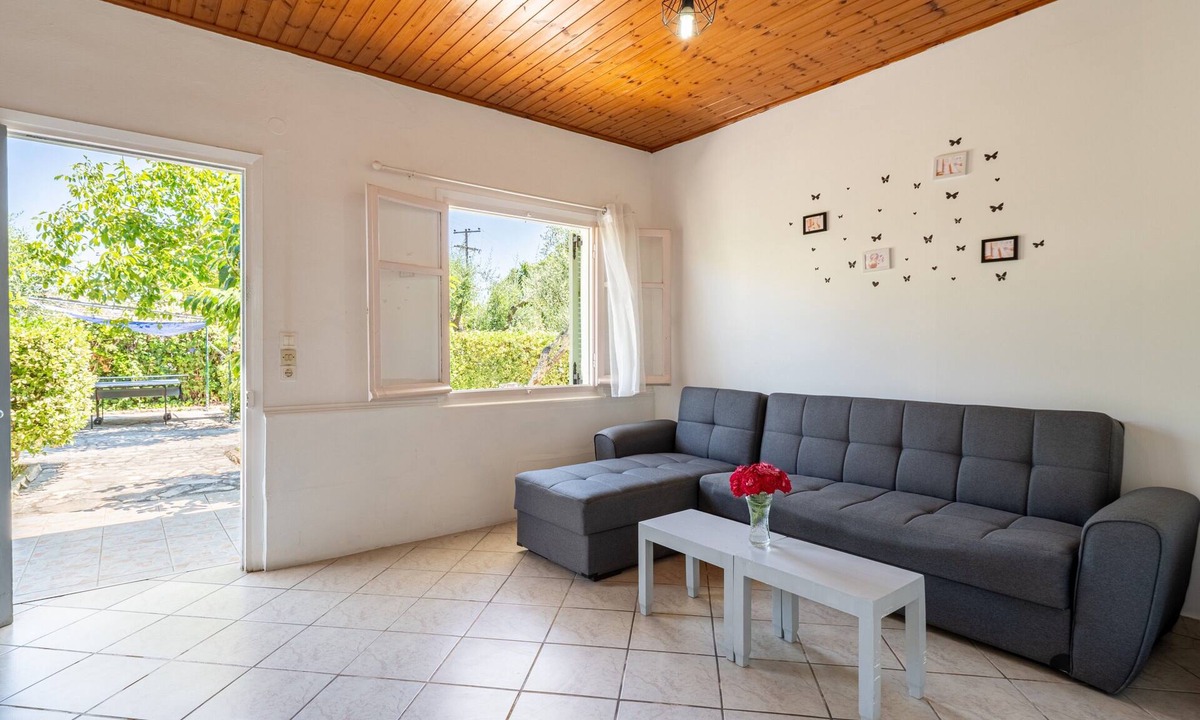 Roda Apartment | Apartment 'Alexandros Two Bedroom 2' with Shared Pool, Wi-Fi and Air Conditioning