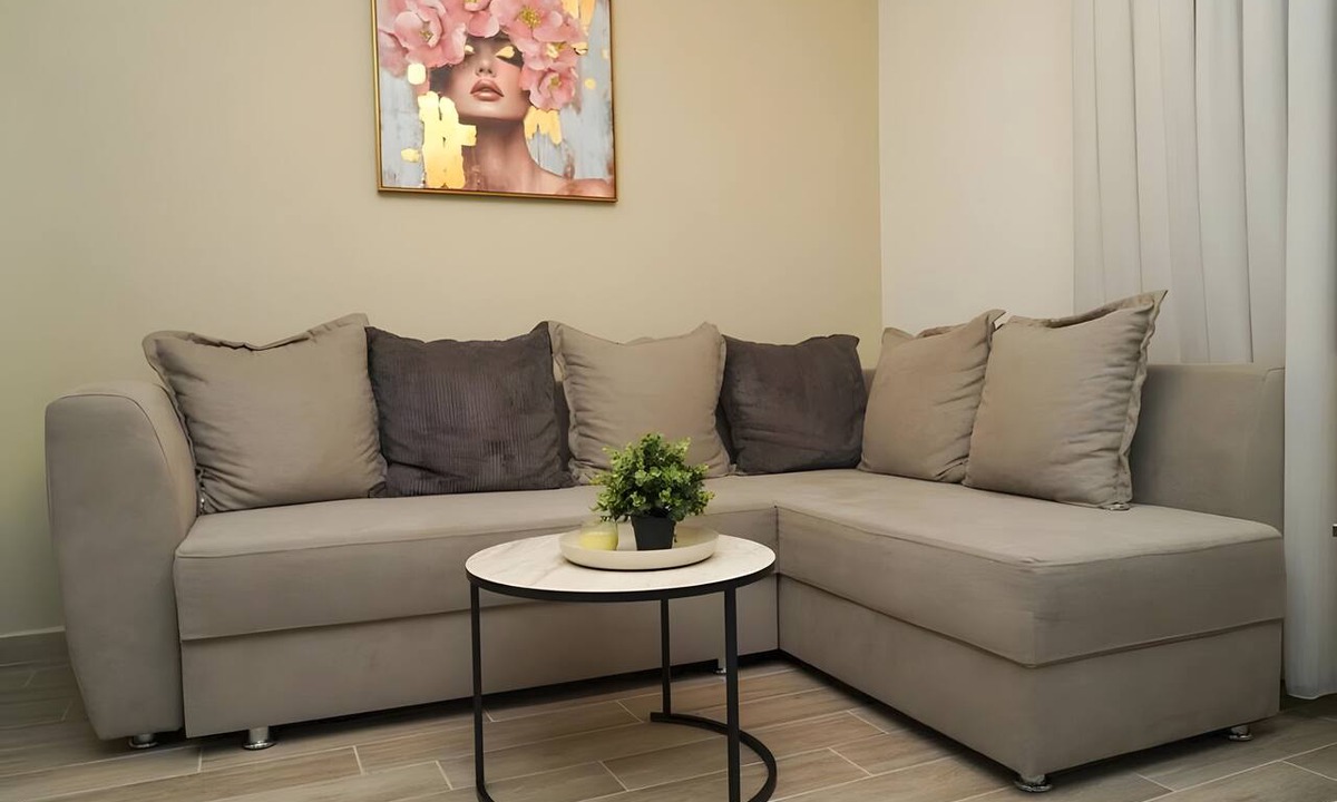 Dio-Olympos Apartment | Apartment 'Mareli Litochoro Luxury' with Mountain View, Wi-Fi and Air Conditioning