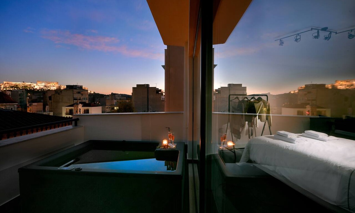 Psirri Apartment | Ater Albus Deluxe Loft Acropolis View from K&K