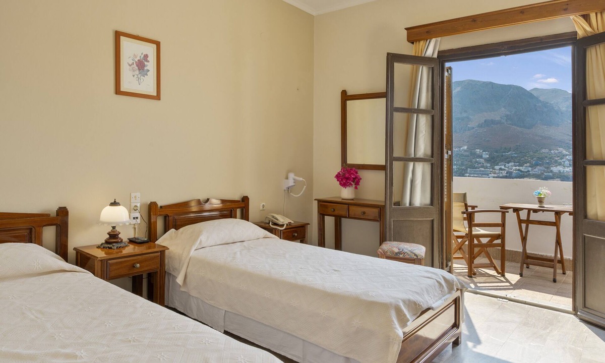 Telendos Bed & Breakfast | Bed and Breakfast 'No 8' with Sea View, Wi-Fi and Air Conditioning