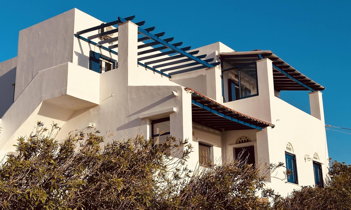 Tinos Town House | Blue orison house Tinos for 5 persons with seaview