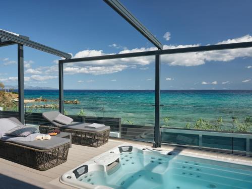 Alikanas Villa | Blue View Villa - Coastal Elegance with Swim Spa, by ZanteWize