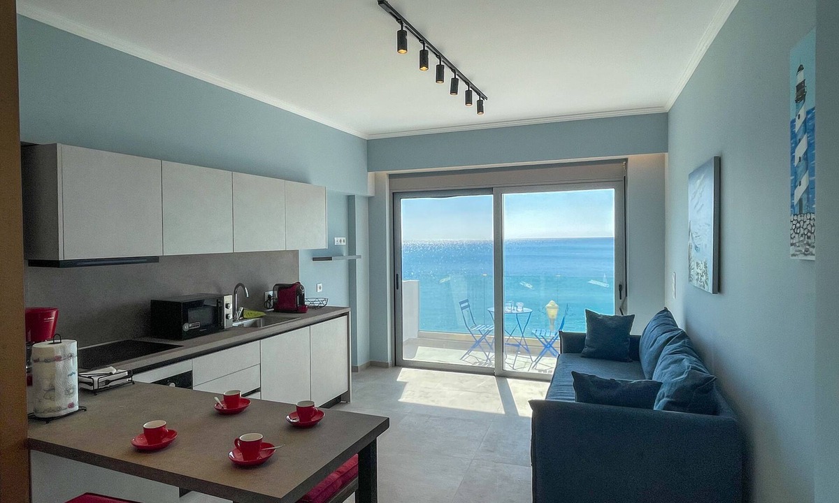 Haraki Apartment | Charaki Escape Chic Seafront Studio