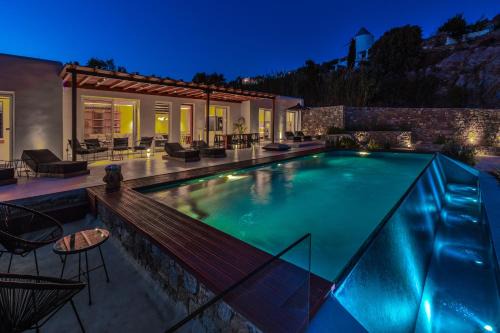 Psarou Villa | Elit Villa Psarou Heated Pool Jacuzzi