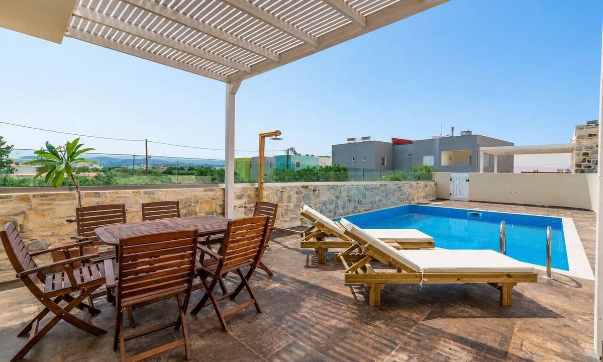 Kokinos Pirgos Villa | Elmara Lux Seaside Villa 1, Private Pool in Crete