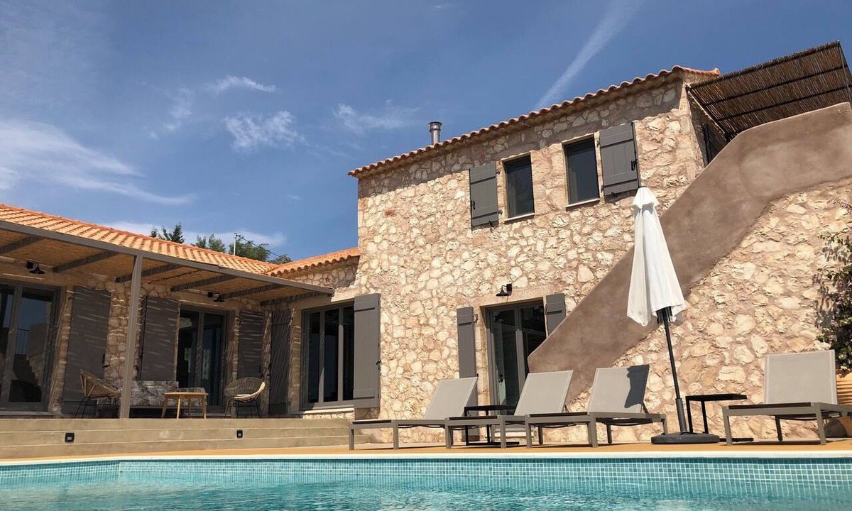 Evreti Villa | Evreti DREAMHOUSE Stone House With Private Pool & Sea View. A Paradise on Earth!