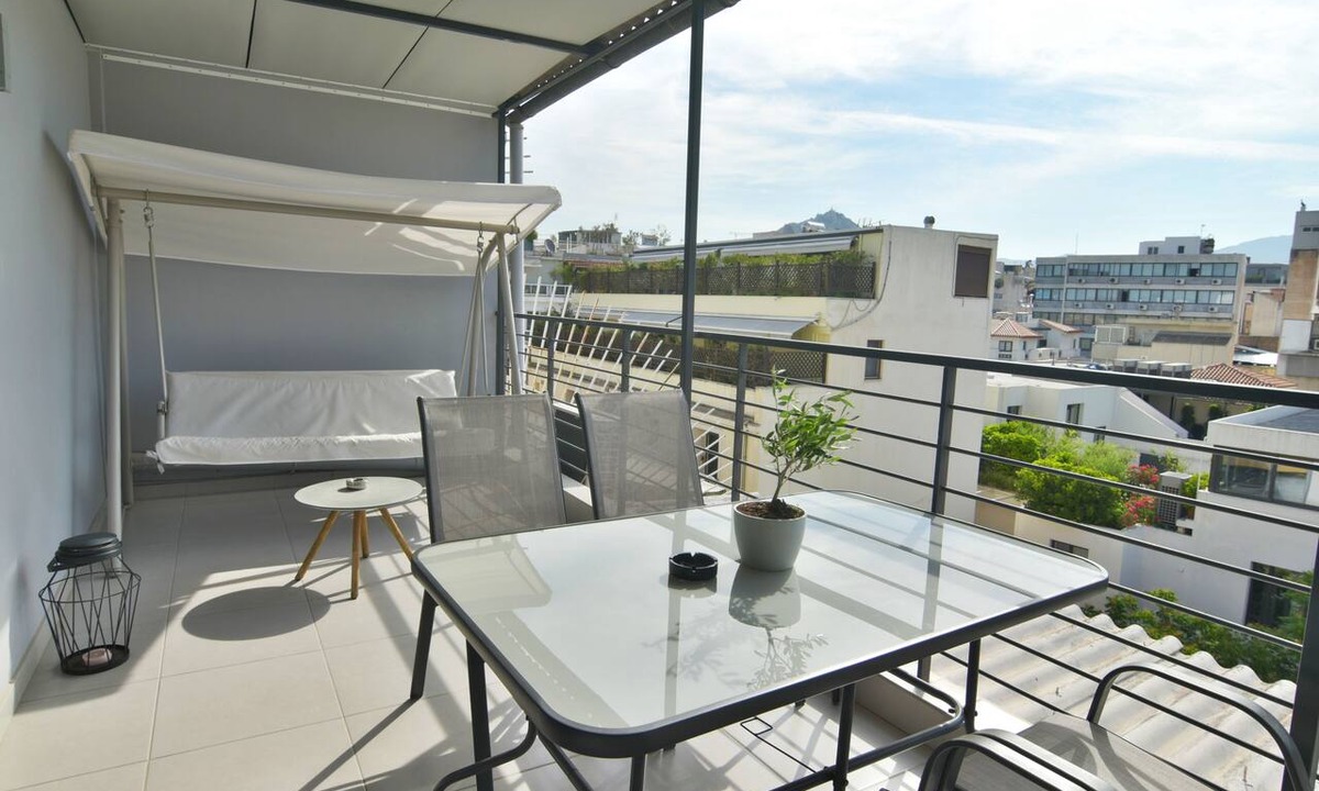 Monastiraki Apartment | Feel Athens Studios @ Monastiraki Bliss, Direct View of the Acropolis