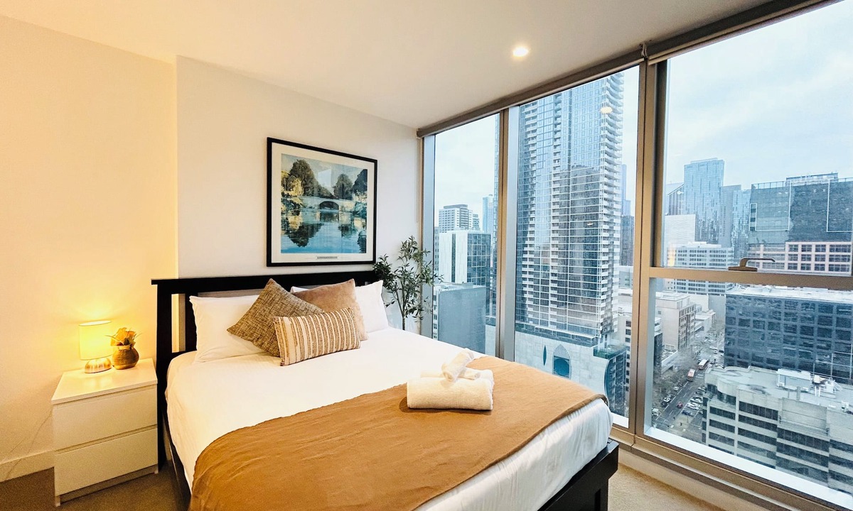 Docklands Apartment | ❤️FIFTS03/InnerCBD/1Min To Station/FREE(Pool/GYM/Tram)