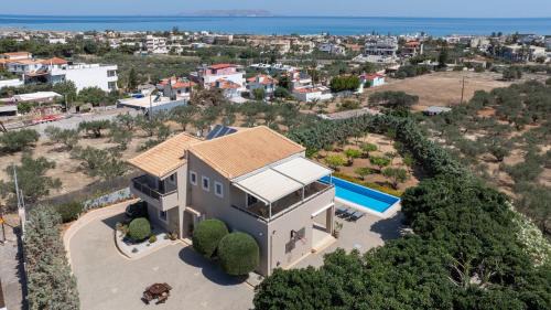 Gouves Villa | Four Seasons private villa - seaview - big heated pool - gym - sport activities
