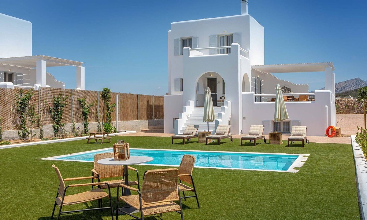 Naxos Villa | Gorgeous Naxos Villa | 4 Bedrooms | Villa Ryoga | Spacious Outdoor Area with.