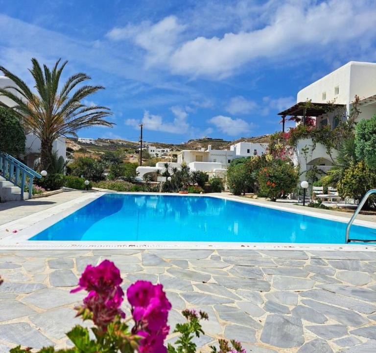 Ornos House | ILIOS COZY CYCLADIC POOLHOUSE MYKONOS with Security Guard