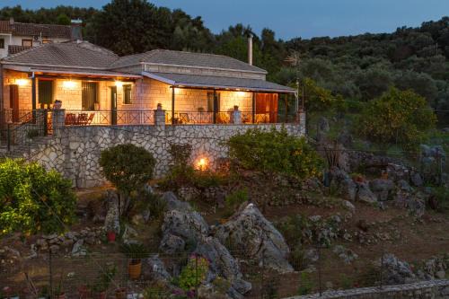 Spartochori House | Konstas Stone Island House in Meganisi