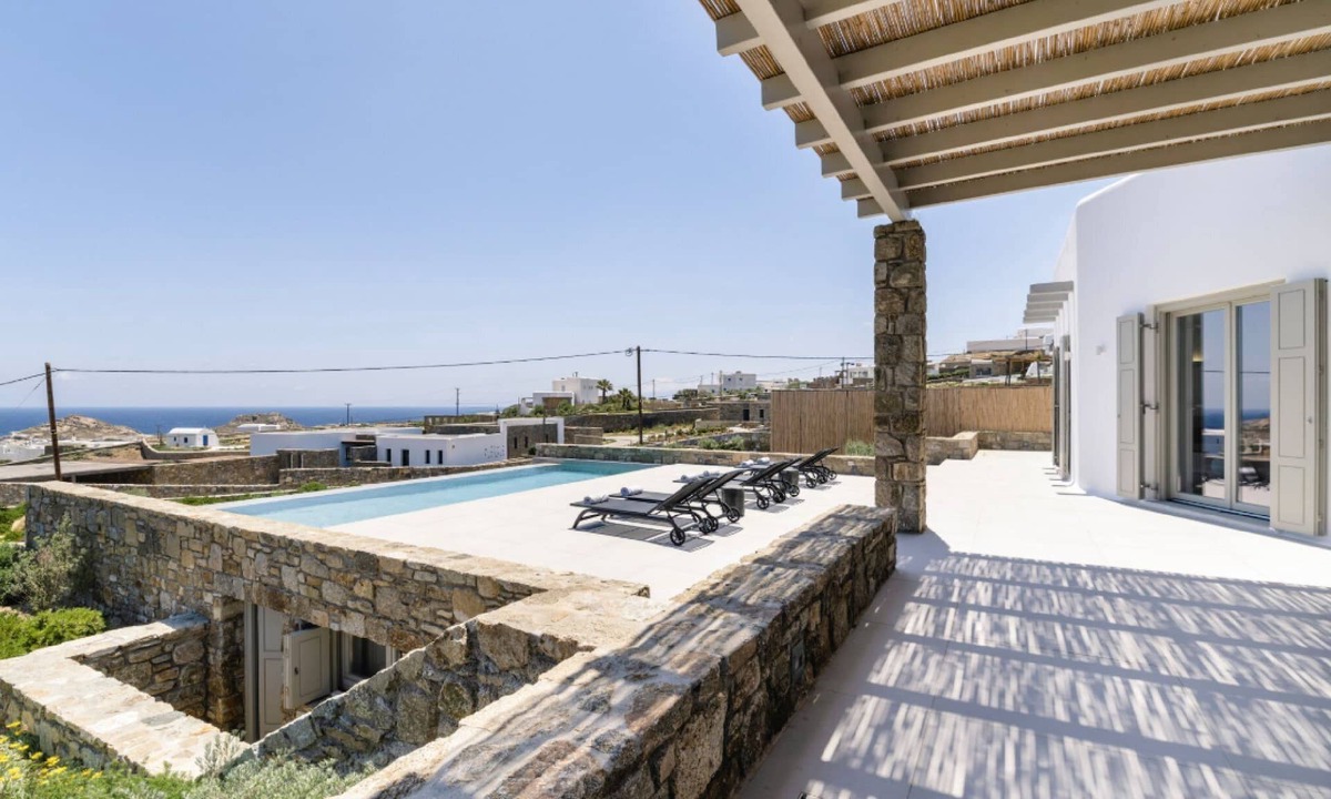 Kalafatis Villa | Lavish Mykonos Villa | Villa Artemis | 3 Bedrooms | Panoramic Sea Views |.