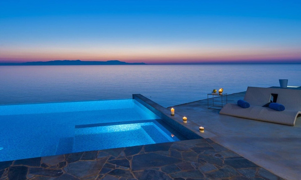 Stavros Villa | Luxury beachfront villa★Heated pool★Direct access to the ocean★Breathtaking ocean view