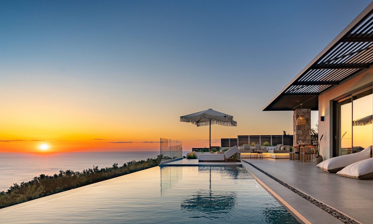 Kalamitsi Villa | Luxury Villa 'Nimbus Villas' with Ionian Sea Views, Private Pool & Modern Design in Kalamitsi