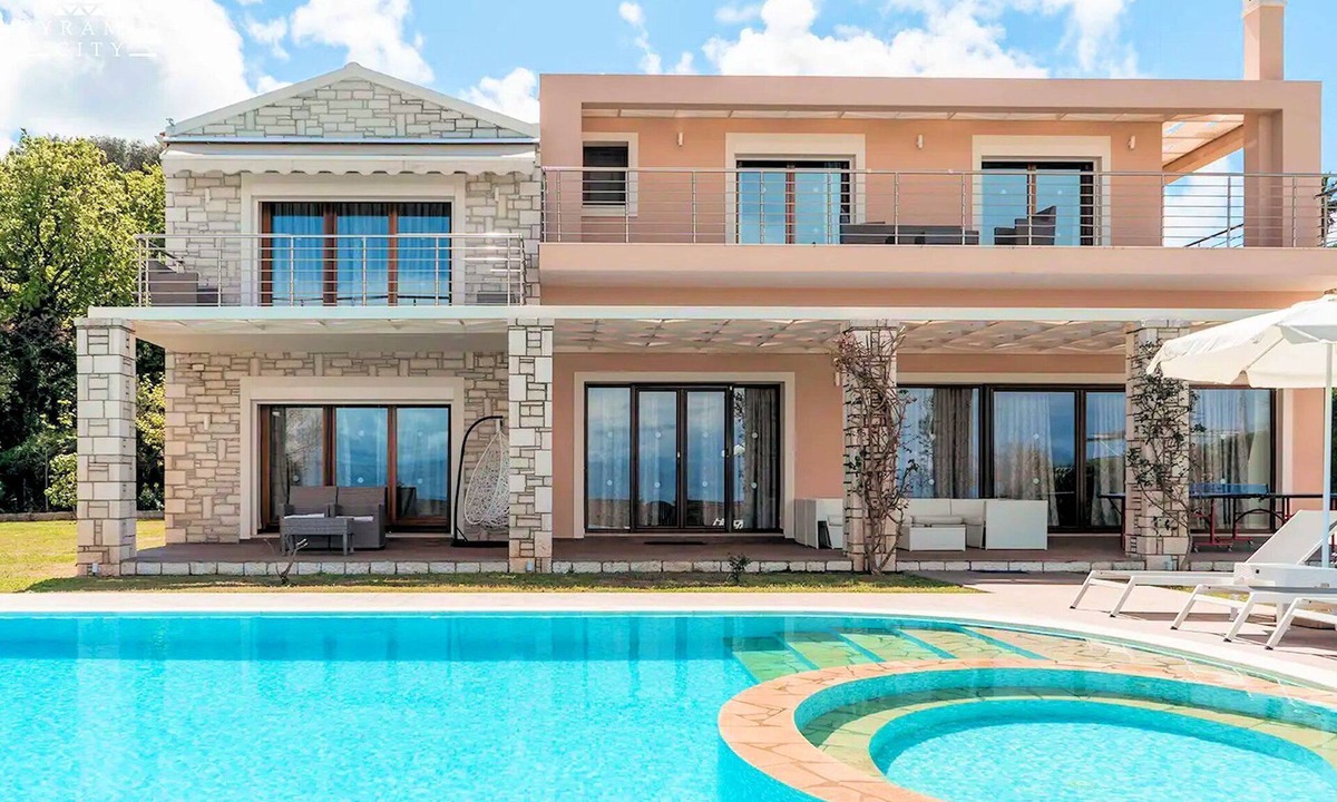 Roda Villa | Majestic Corfu Villa Mare Nostrum | 5 Bedrooms | Luxurious Beachfront Villa |.