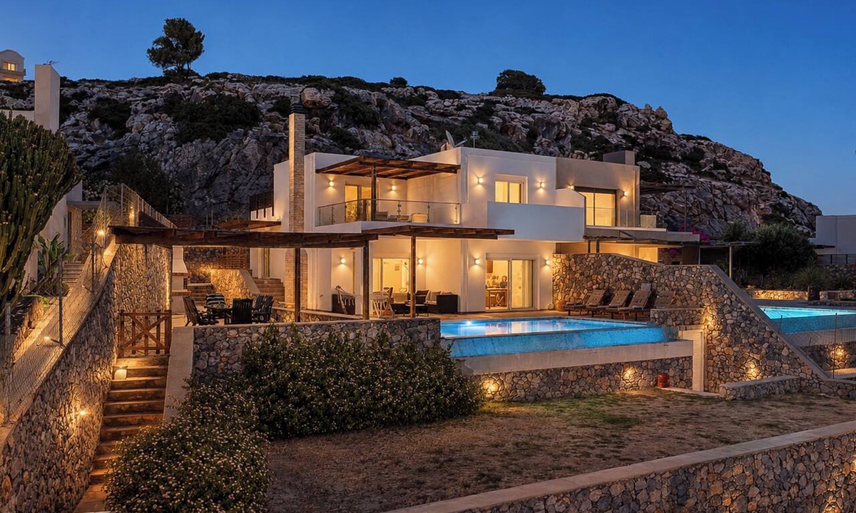Pefkos Villa | Miranda Infinity Pool Villa Pefkos Rhodes