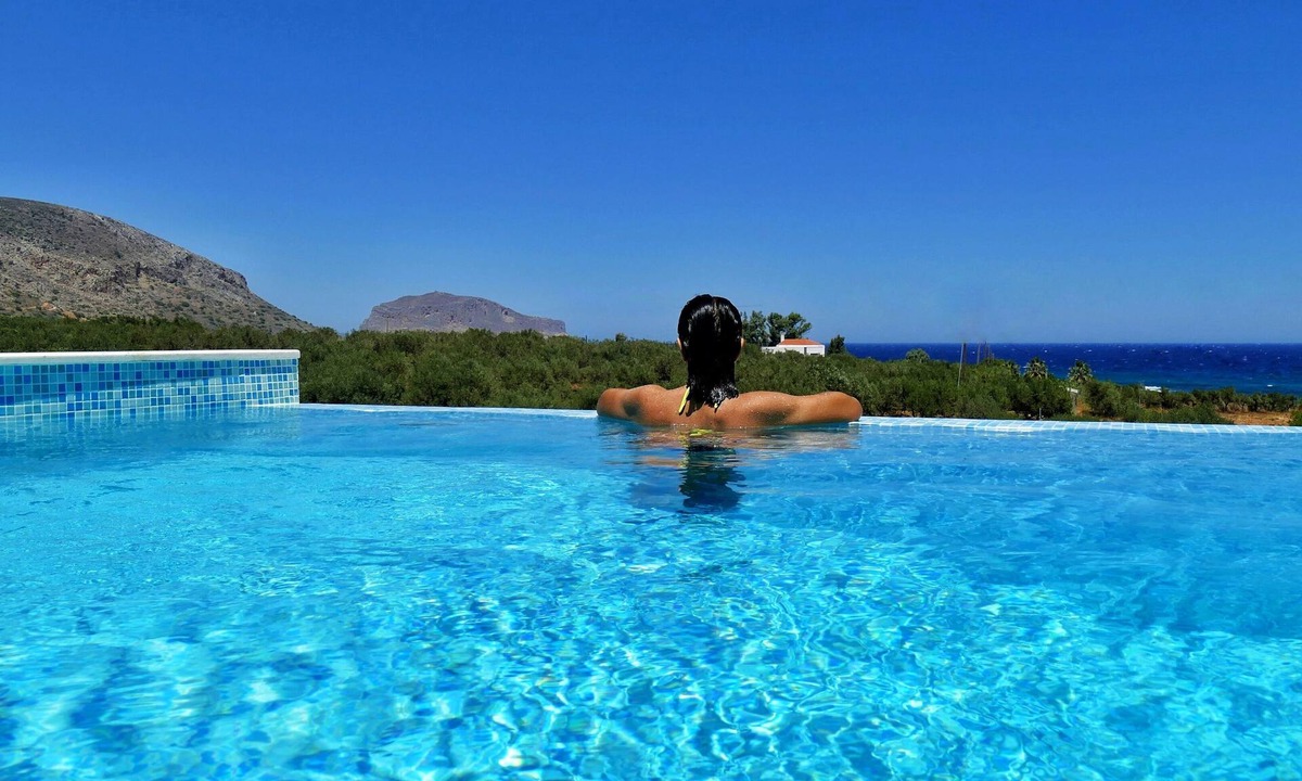Trochalia Apartment | Modern luxurious suite with private pool and sea view, Suite (FE)