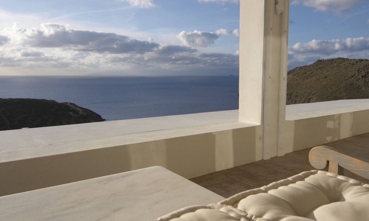 Skala Villa | Nena's Art House, Your balcony over the Aegean Sea