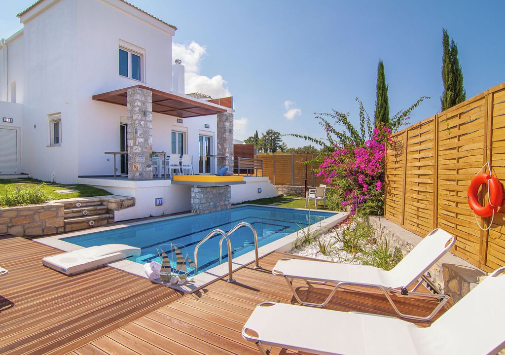 Loutra Villa | Newly built, 2014, luxurious villa, 7 persons, Loutra, NW coast, private pool