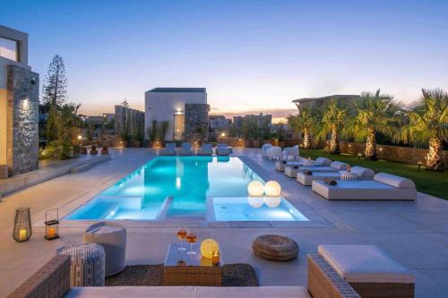Agkisaras Villa | Opsis Luxury Villa with swimming pool