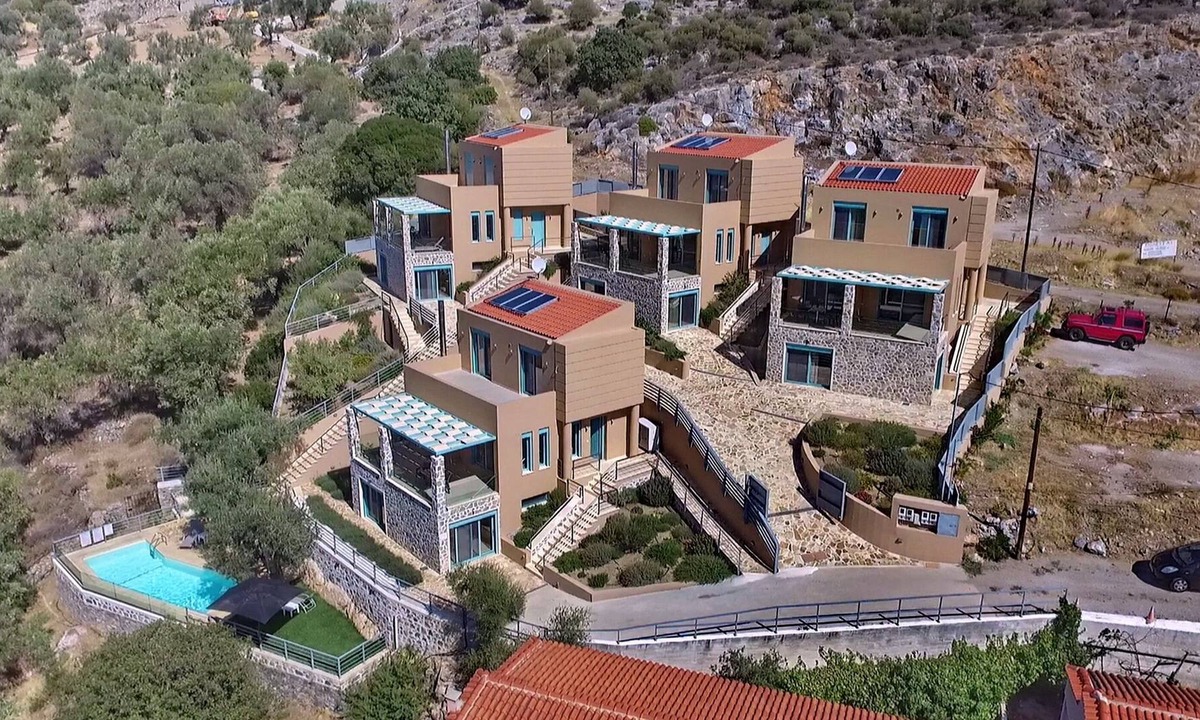 Plomari Villa | Ouzo Villas 2, Accessible 3BR villa at Ag. Isidoros, Plomari, Lesvos