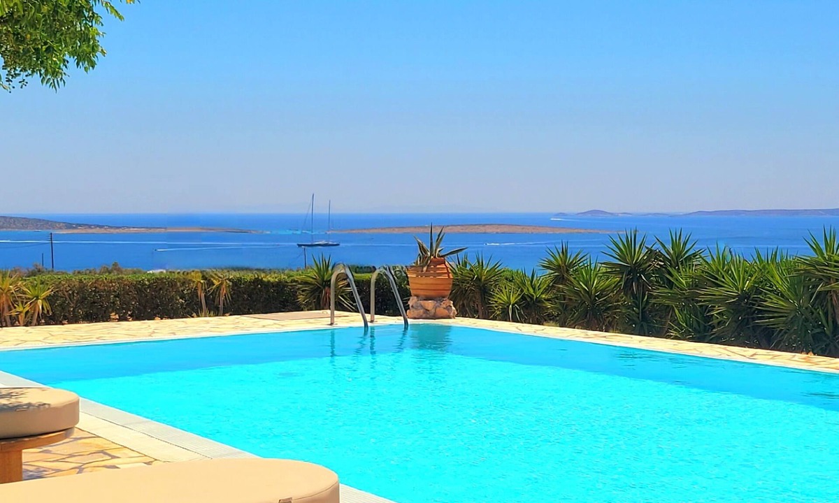 Paros Villa | Paros Afrodite Luxury Villas ,Private Pool , Sea view 6-8 persons & pet friendly