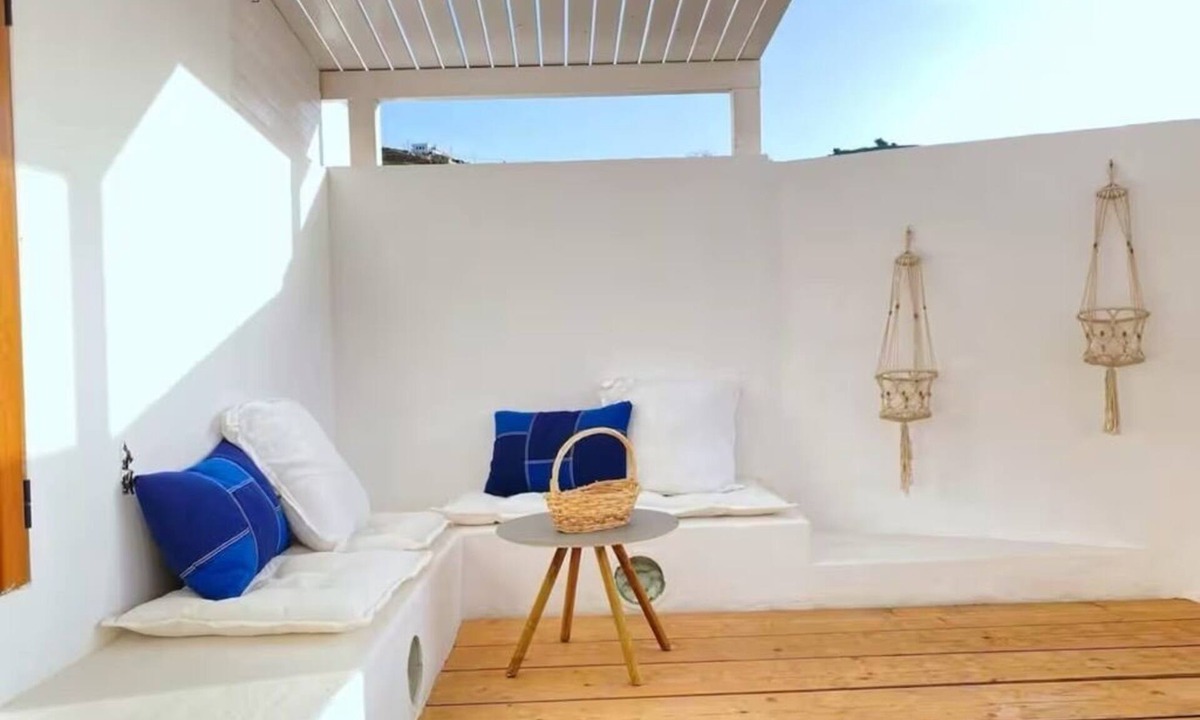 Skala Apartment | Patmos Sunshine Houses|5 Min Walk to Skala Square - Sea view 1 Bedroom Apartment