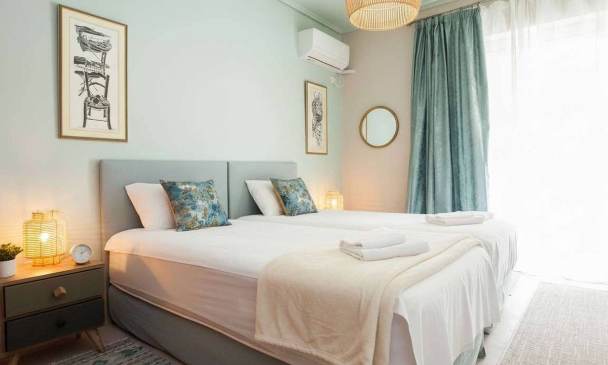 Kallithea Apartment | Premium 2 Bd Blue Retreat in Kallithea