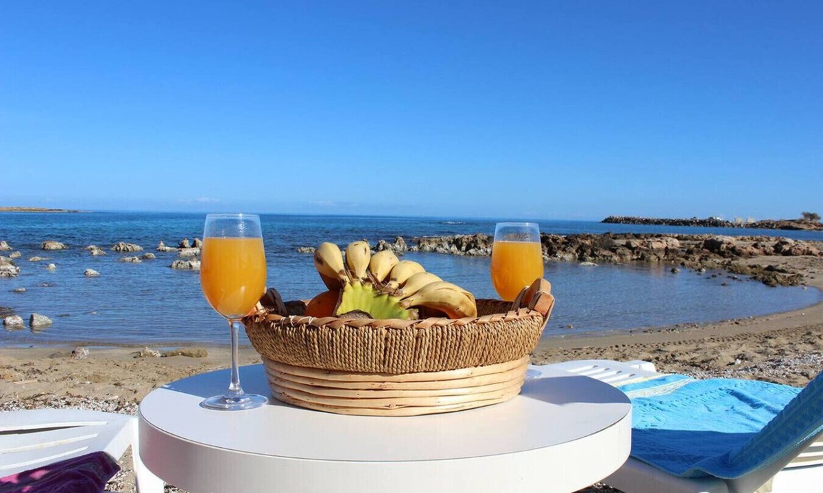 Malia House | Sandy Steps Beach Front Suite for 3