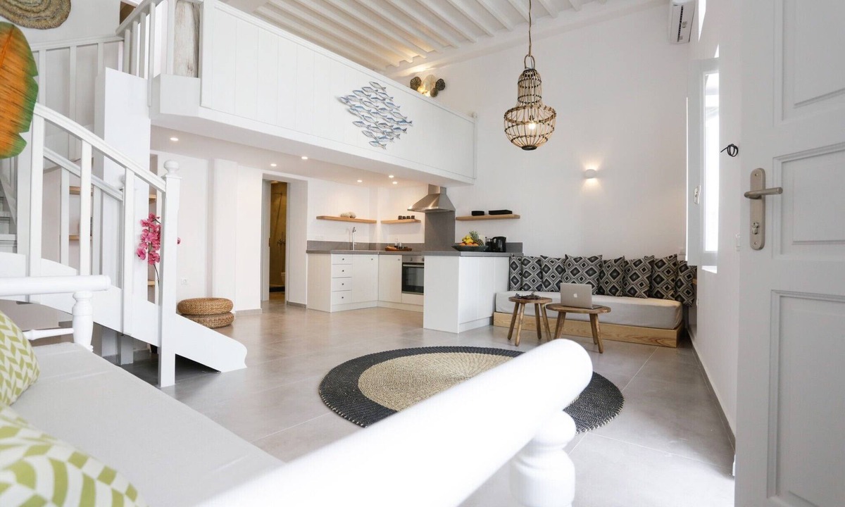 Mykonos Town Apartment | Sensation Luxury Mansion Apartment in Mykonos with Private Courtyard