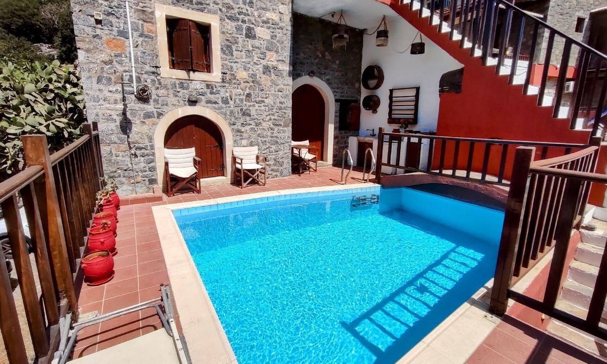 Mavrikiano House | Stone House Erato Private Pool Scenic Cretan Views