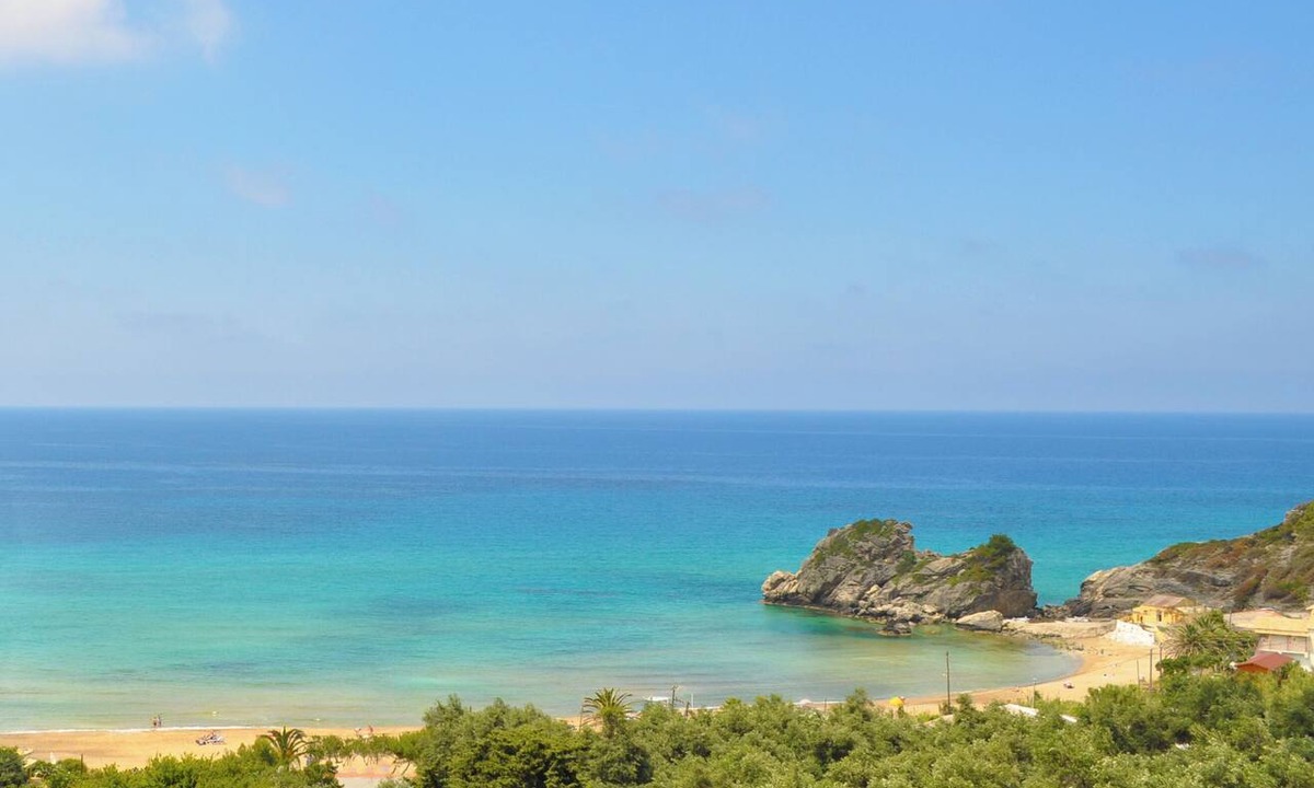 Parelia Apartment | Studio Apartment With Adult and Children's Pool and sea View - Pelekas Beach