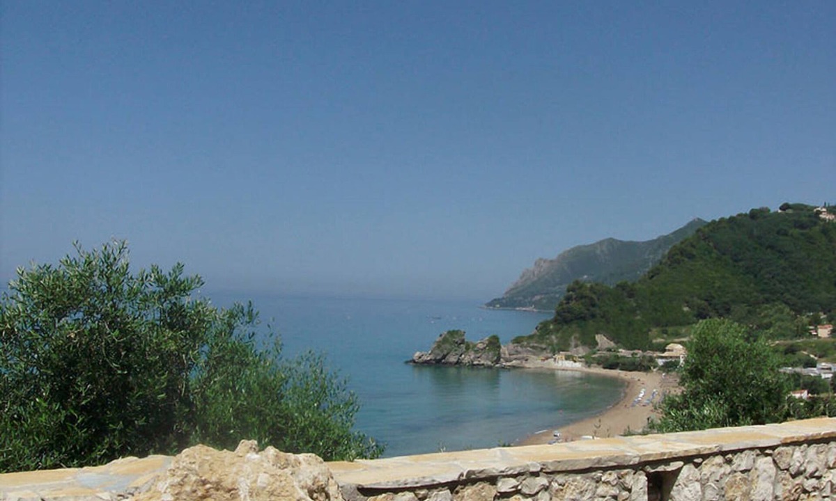 Parelia Apartment | Studio Apartments with large swimming pool and Sea view at Pelekas Beach, Corfu
