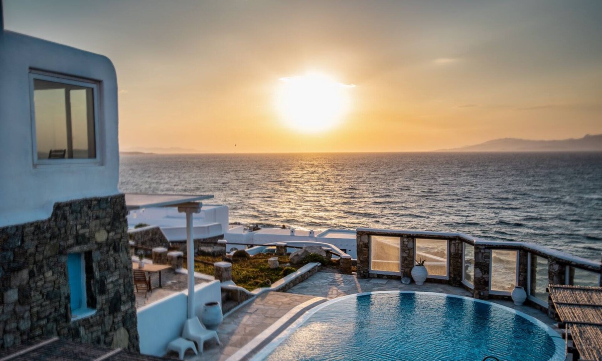 Agios Ioannis Villa | Sunset Villa Iza with amazing view