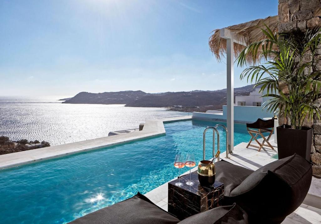 Elia Villa | Unique Mykonos Villa Villa Elegant 1 Bedroom Villa Private Pool Elia Beach