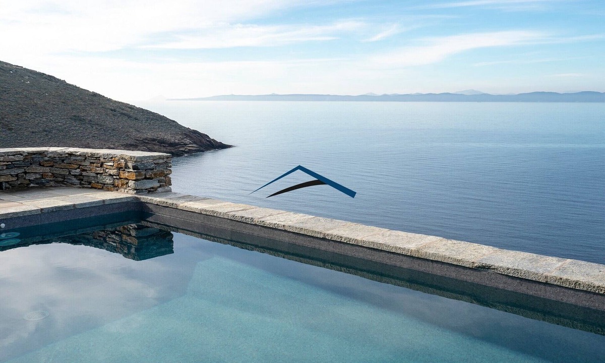 Kea Villa | Viila Ammos with a swiiming pool and direct access to a sandy beach