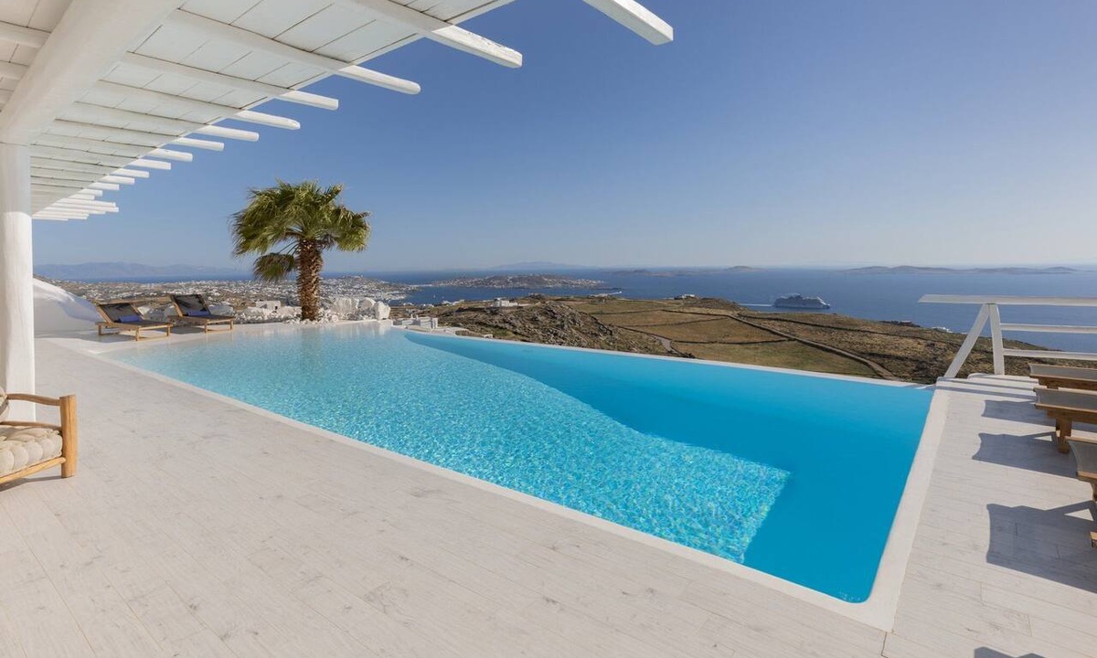 Fanari Villa | Villa Aetherion Mykonos | 9 Bedrooms | Infinity Pool | Sea Views