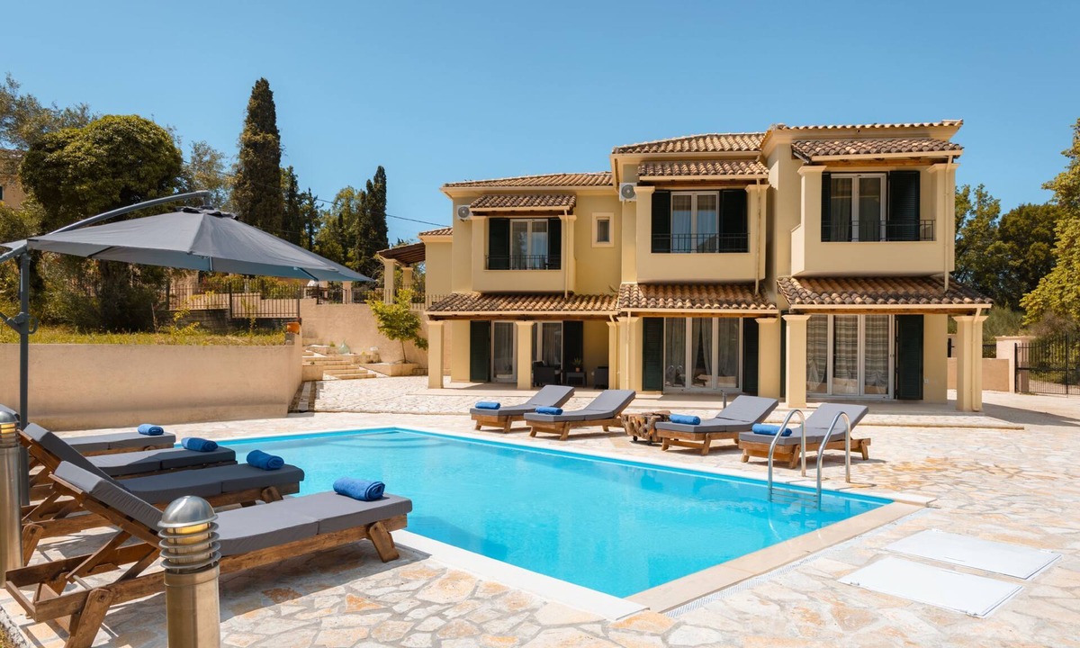 Ano Korakiana Villa | Villa Elite Dio Corfu – Pool, Aircon, WiFi, Mountain Views