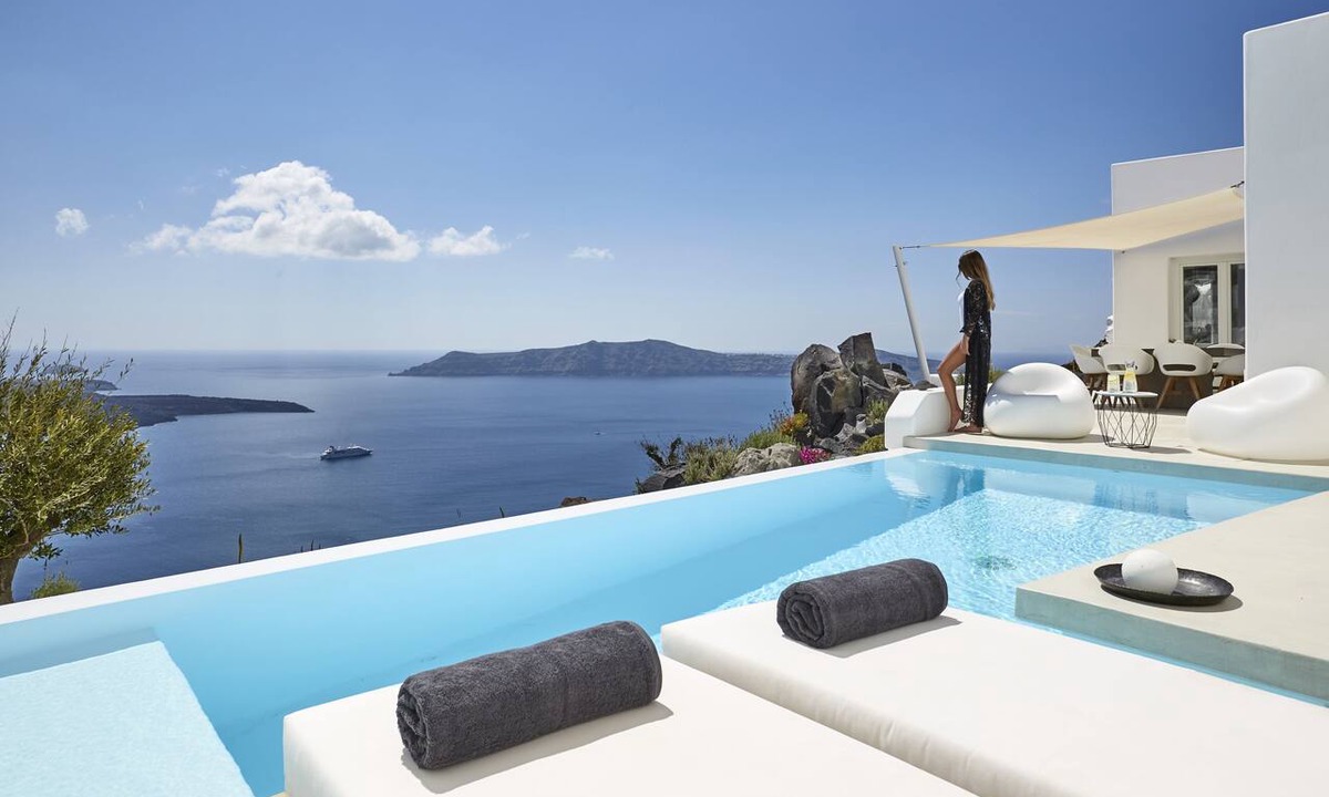 Firostefani Villa | Villa Etheras