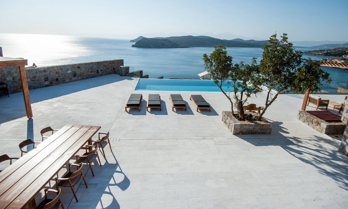 Elounda Villa | Villa Gina - Access to the beach