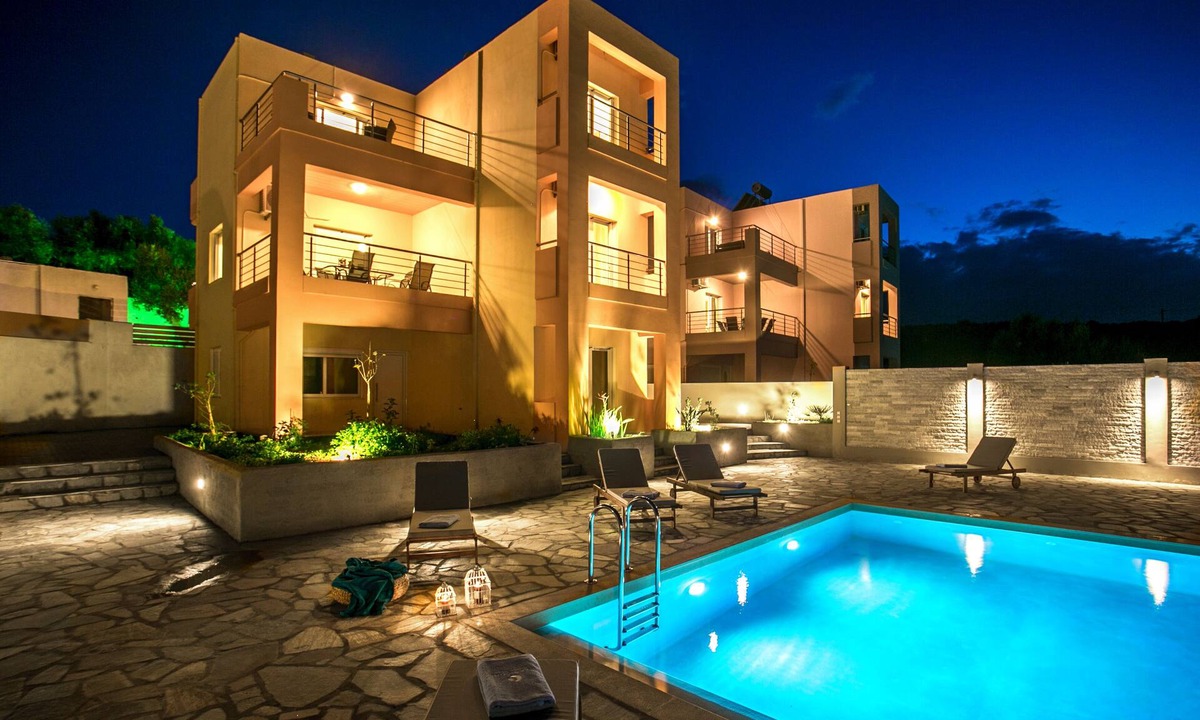 Kalyves Villa | Villa Katina with private pool near Almyrida