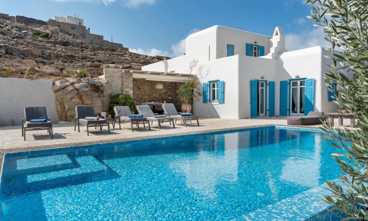 Agios Ioannis Villa | Villa 'Luxury Sea View' with Private Pool, Private Terrace and Air Conditioning