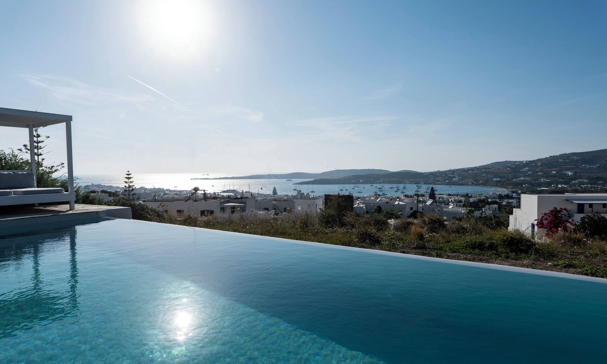 Parikia Villa | Villa Orasea Paros, 160sq.m | Private infinity pool & Panoramic sea view