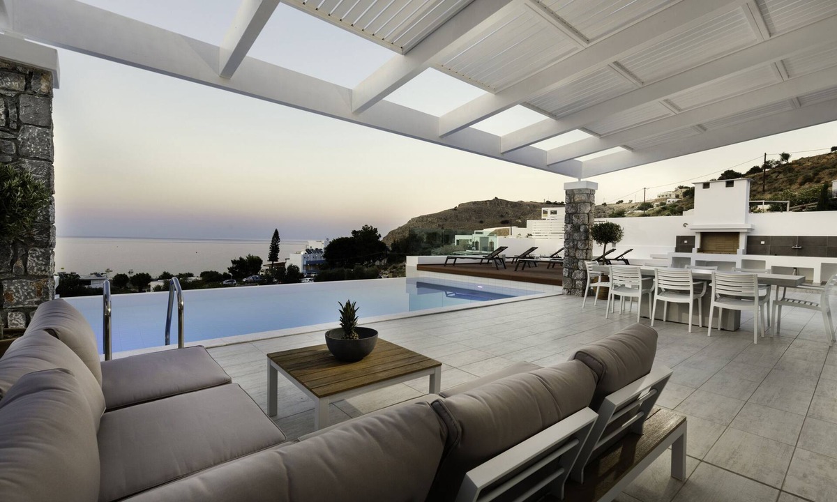 Vlicha Villa | Villa Phos with Private Pool & Sea Views in Lindos (Vlicha beach)