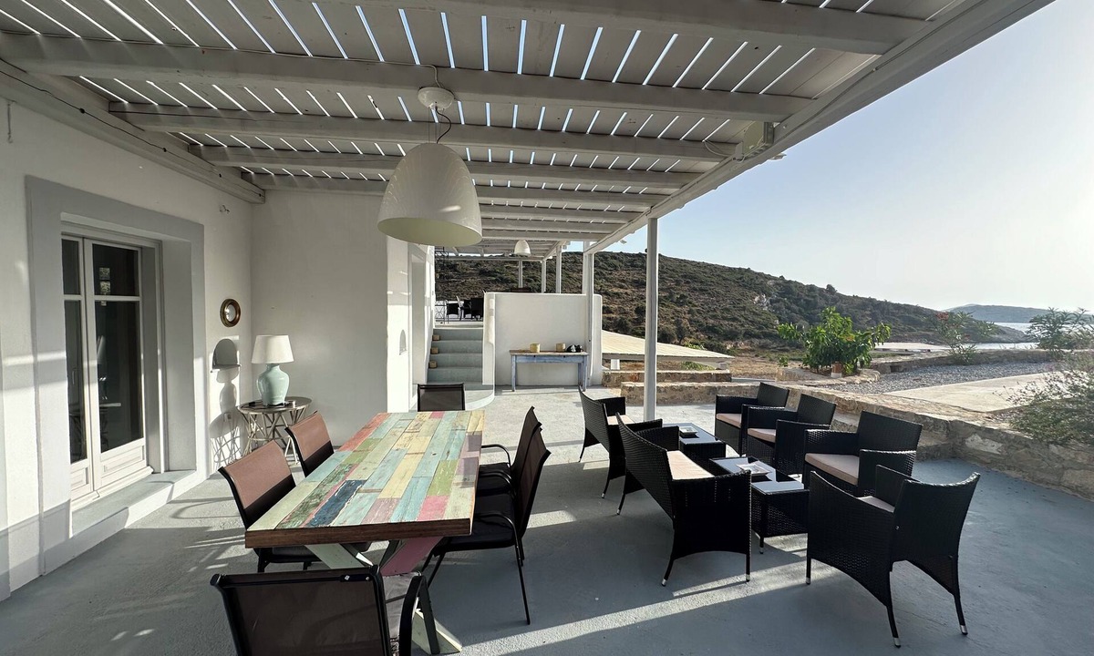 Lipsoi Villa | Villa SUN. Splendide à Lipsi. 4 chambres et vue magnifique sur la mer Egée. !